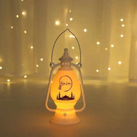 Ramadan Lantern Lights LED Eid Mubarak Lantern Ramadan Gifts for Kids, Ramadan Decorations for Home Table Wall Eid Centerpieces Decor