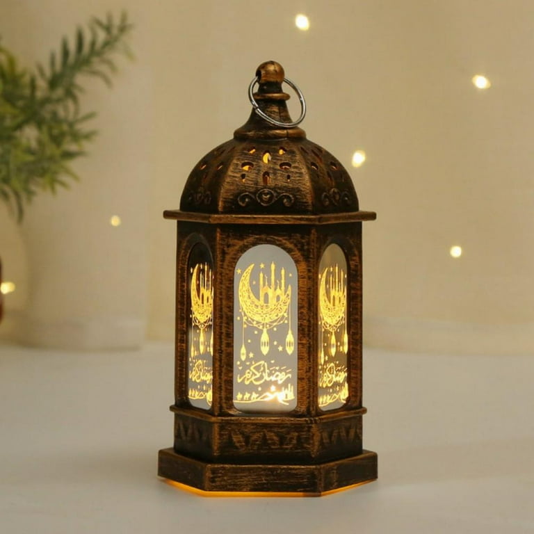 Ramadan Lantern with LED Decorative Hanging Lantern for Home Ramadan Lantern with LED Decorative Hanging Lantern for Home