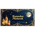 thumbnail image 1 of Ramadan Mubarak Banner Islamic Festival Lantern Moon Backdrop for Eid Decoration Party Supplies Photography Props Ramadan Celebration Event Decor, 1 of 5