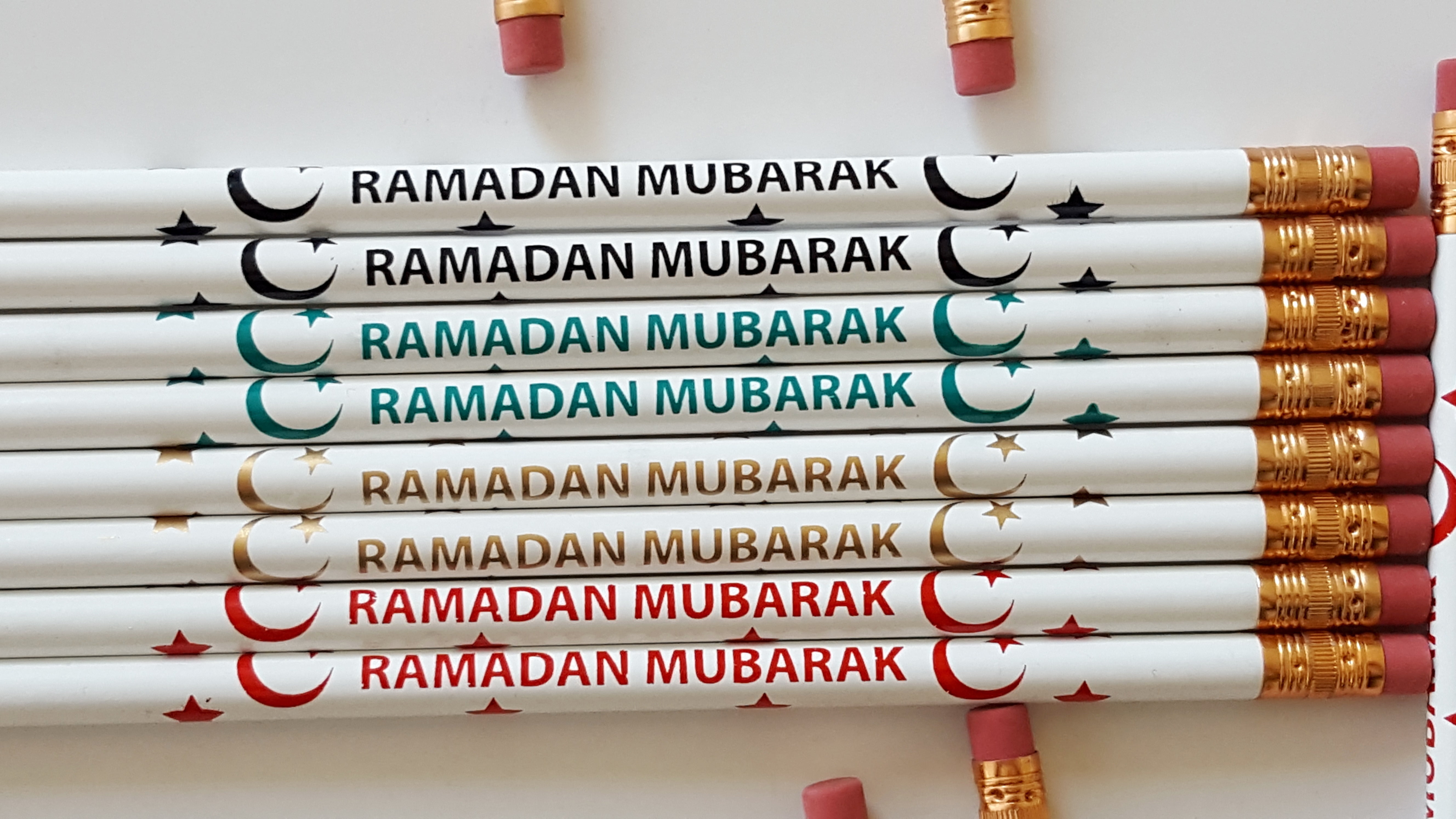 FSHANEE – Lot De 24 Bracelets Silicone Aïd Mubarak Ramadan – Multicolores