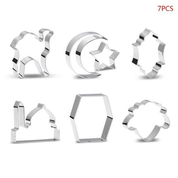 Ramadan Series Shape Cookies Cutter Vegetable Biscuit Mold Baking Pastry Tools Stainless Steel Fondant Bakeware