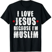Ramadan Shirt Mubarak Quran I Love Jesus Muslim Tshirt Gift T-Shirt
