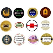 Ramadan Stickers[200] [1.5 Inch] Ramadan Mubarak Ramadan Kareem stickers Sheets Lantern Novelty     Islamic Muslim Quran Gifts Holy Kabba Quran Ramadan Decoration Islamic Gifts 123