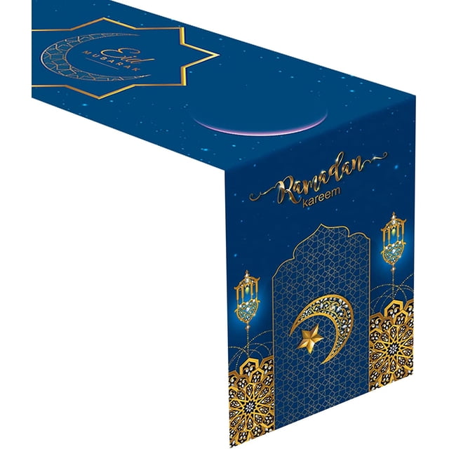 Ramadan Table rations Table Runners Mubarak Party Eid AlFitr Festive