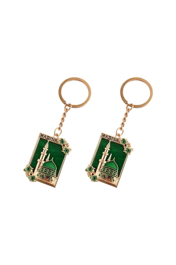 Ramadans Celebration Key Rings Middle Eastern Inspired Mosque Keychain Pendant Lightweight Zincs Alloy Accessory