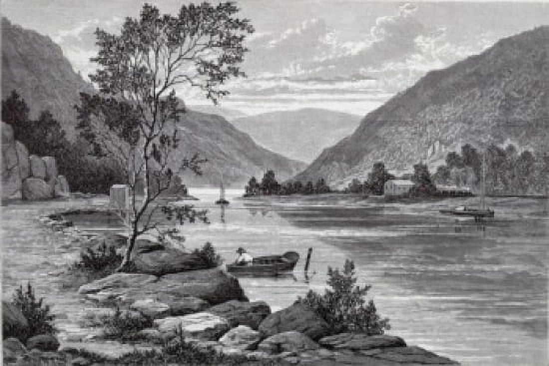 Ramapo River Artist Unknown Etching Canvas Art - (24 x 36)