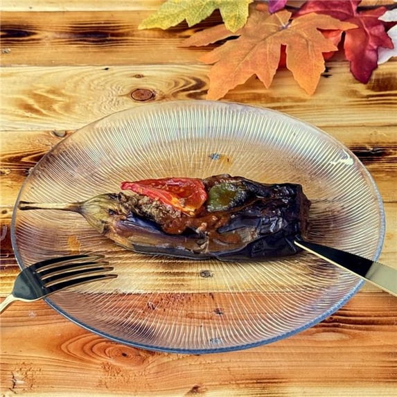 Ramart Studio Glass R1703-0 10 in. Cascata Dinner Plate Set