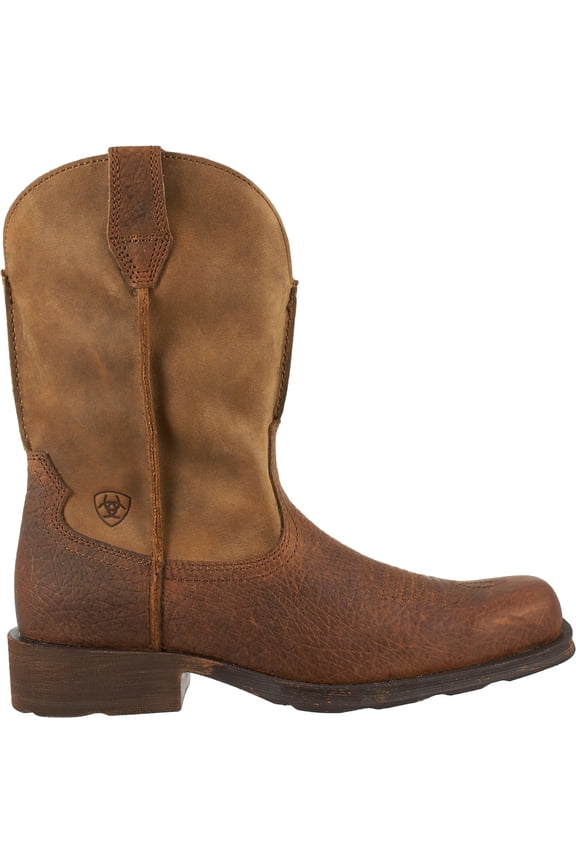 Rambler Men Square Toe Leather Western Boot