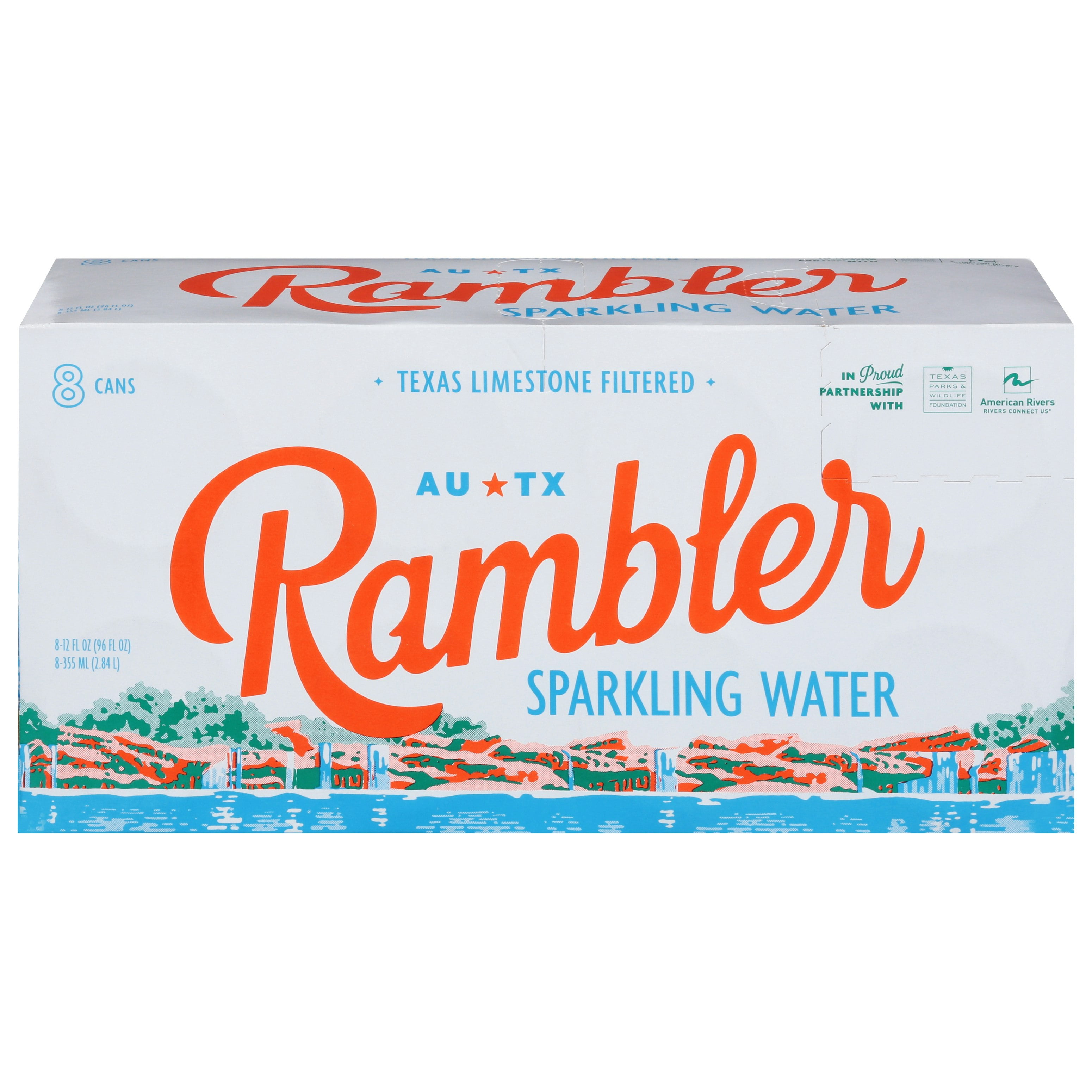 (Pack Of 3) Rambler Original Sparkling Water 8 Pack 96 Fl Oz