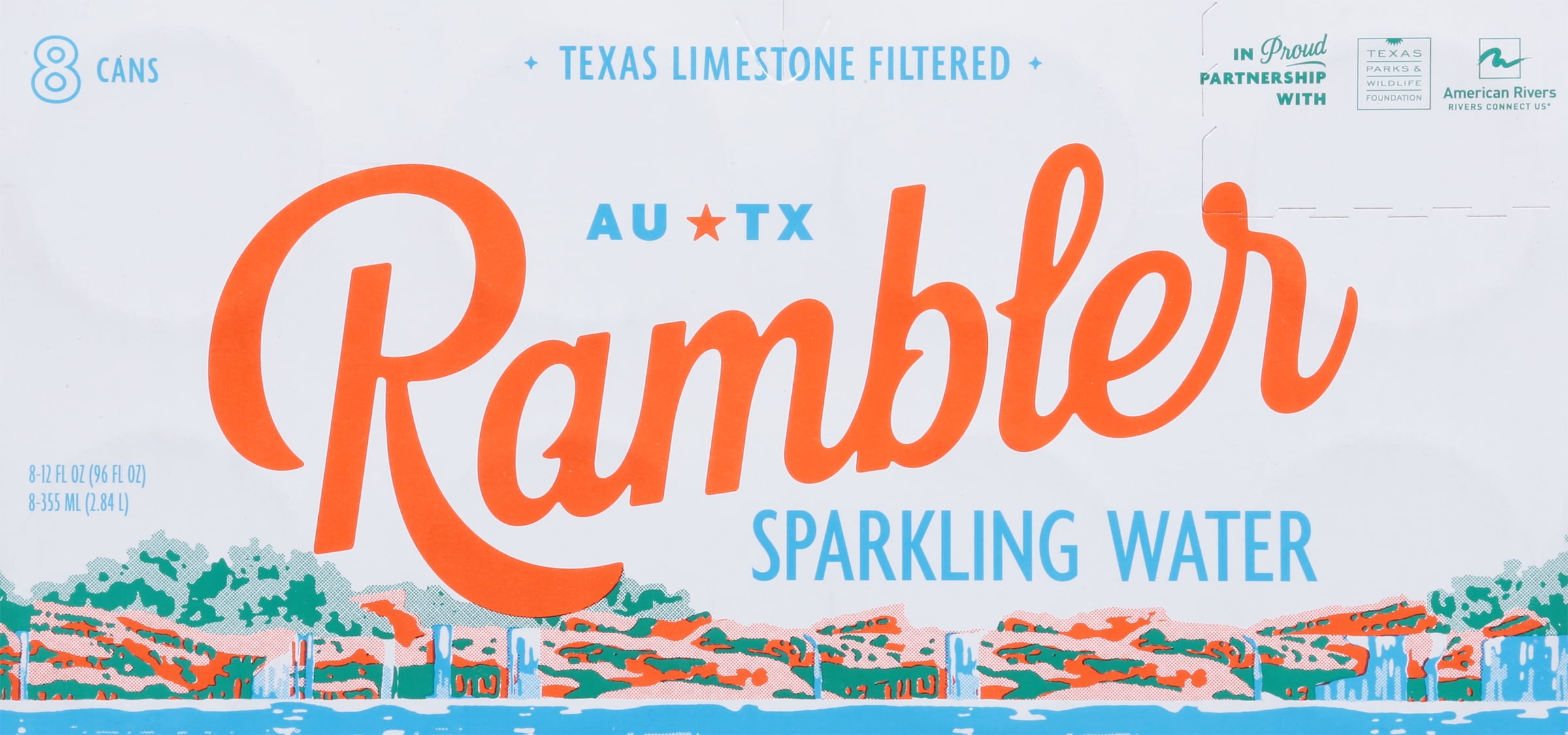 Rambler Sparkling Water Original Flavor 8pk Cans