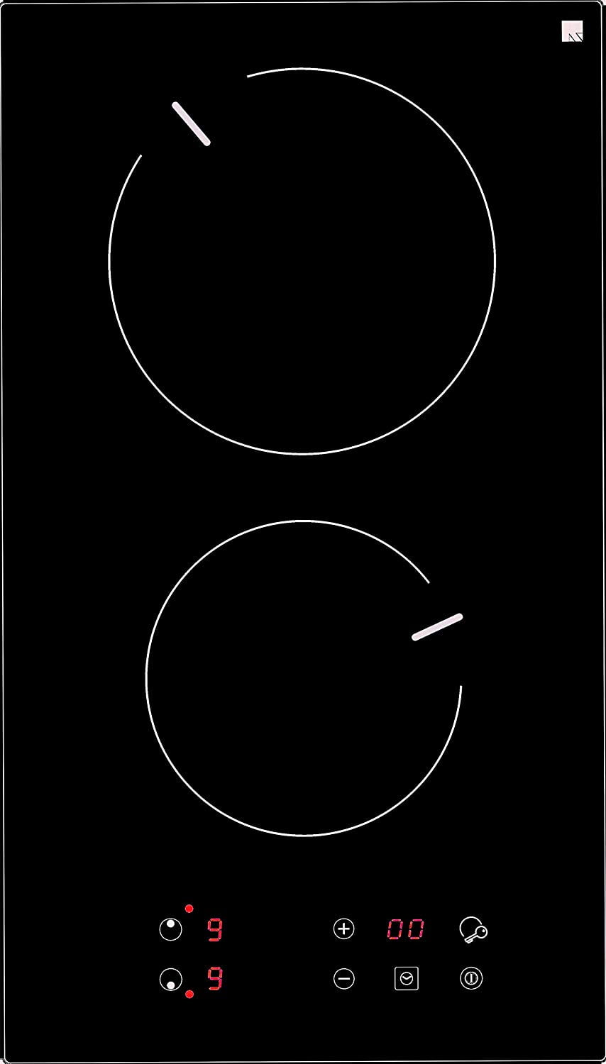 Ramblewood 2 Burner Electric Cooktop, EC218, 220V