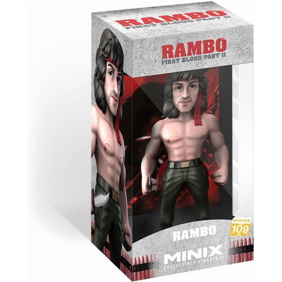 Rambo 3.75 Inch Static Figure Minix - Rambo with Bandana #109