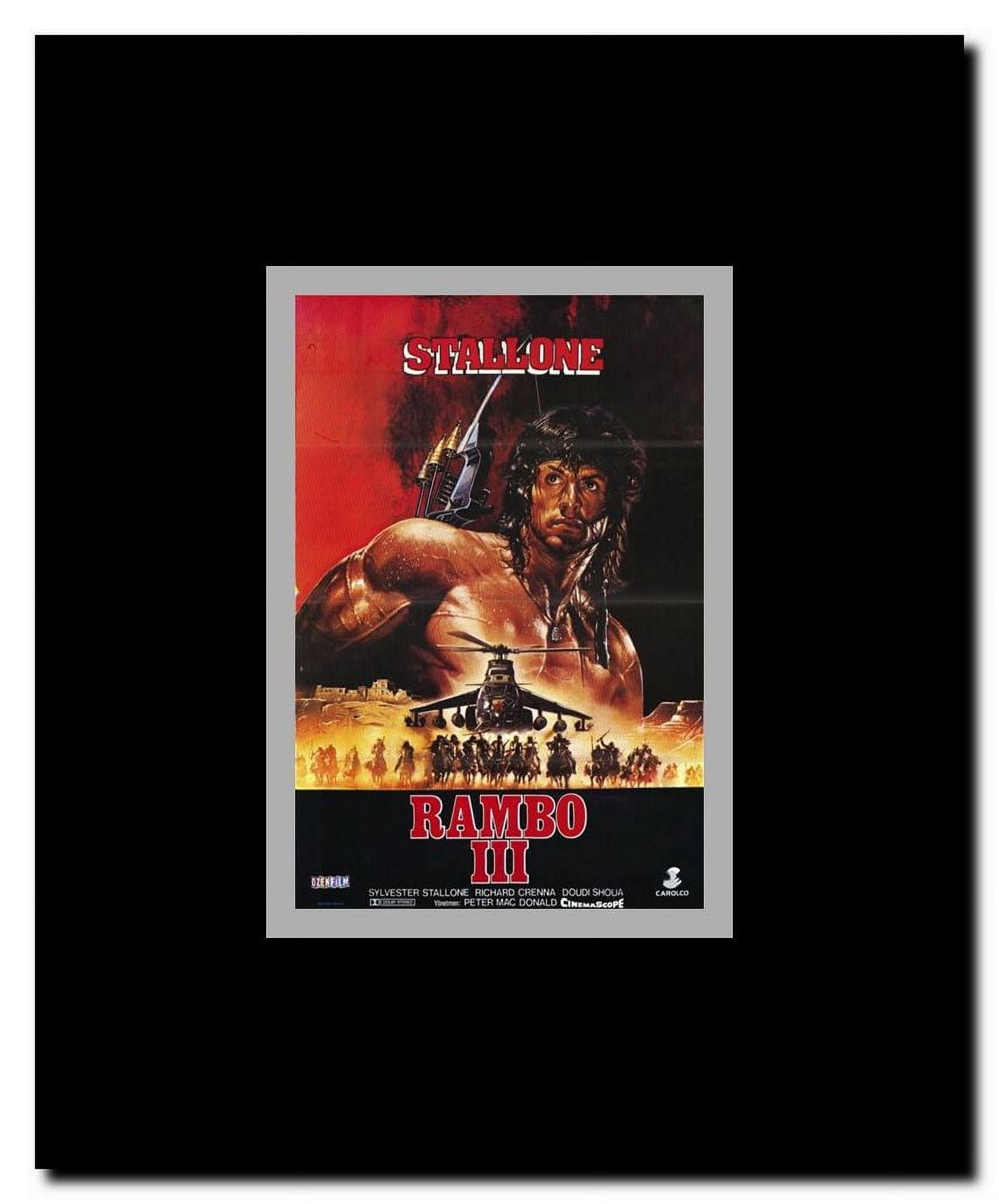 Rambo 3 Framed Movie Poster