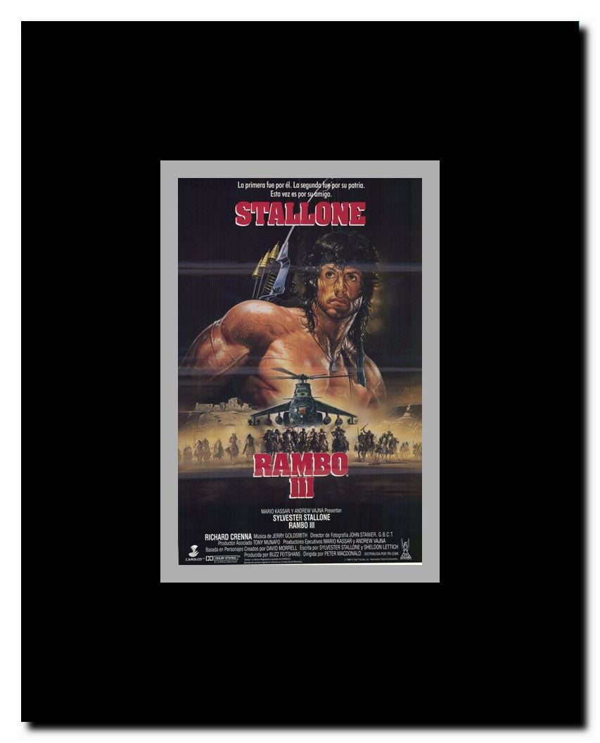 Rambo 3 Framed Movie Poster