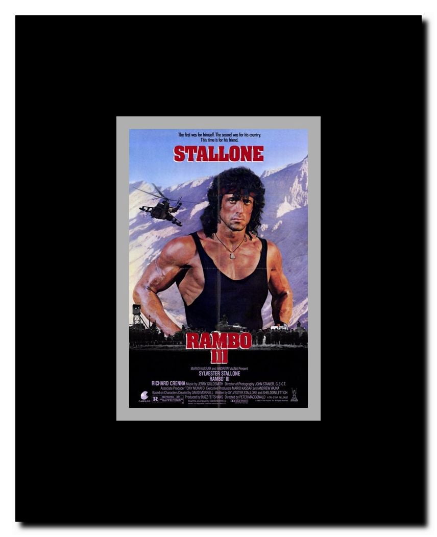 Rambo 3 Framed Movie Poster