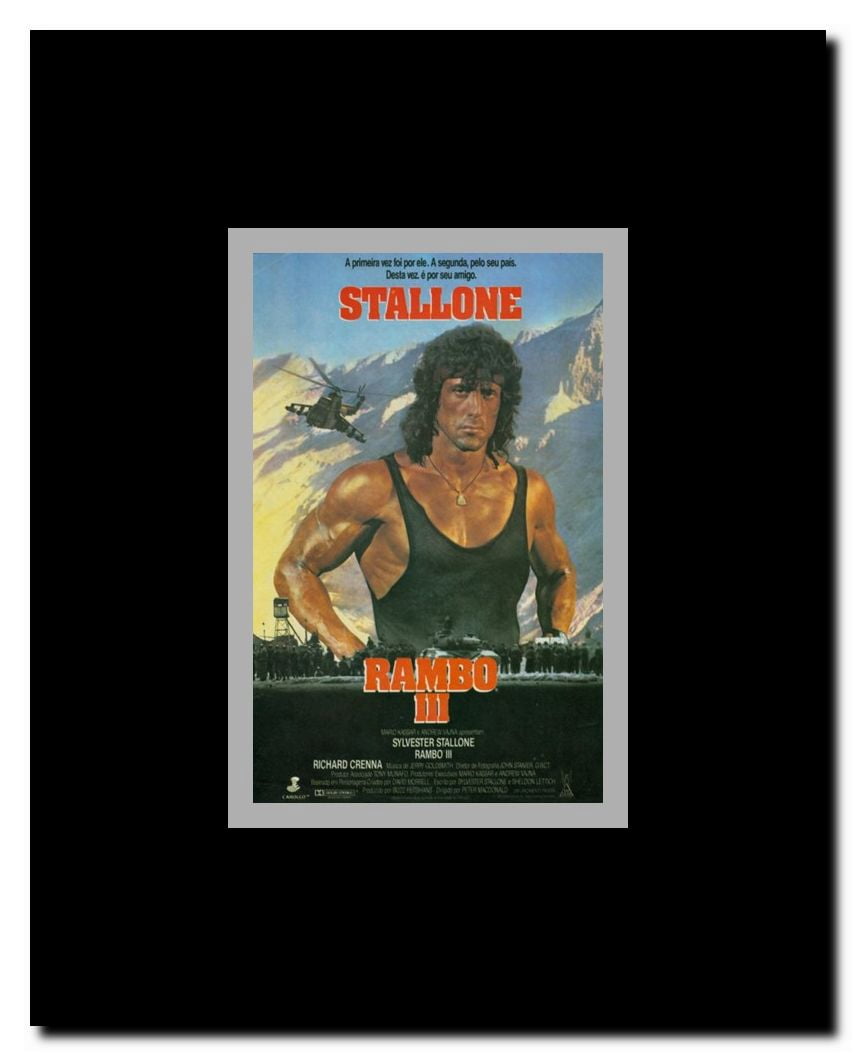 Rambo 3 Framed Movie Poster
