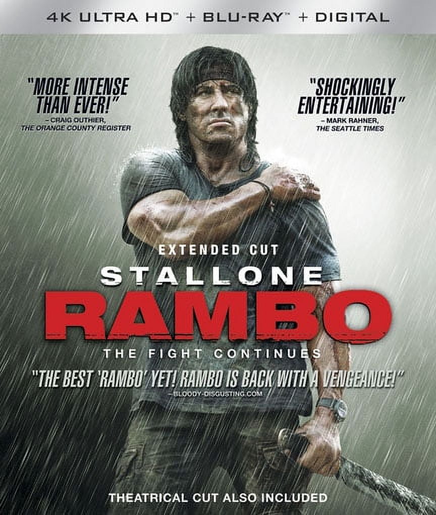 LIONSGATE HOME ENTERTAINMENT Rambo (4K Ultra HD + Blu-ray + )
