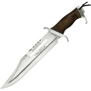 Rambo 9425 John Rambo III 13 Stainless Blade Wood Handle Fixed Knife