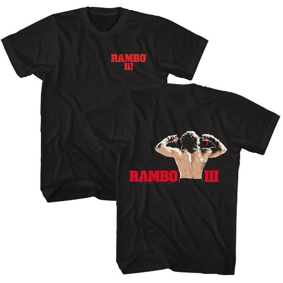 Rambo Bandana Black Adult T-Shirt