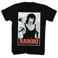 thumbnail image 1 of Rambo Black Adult T-Shirt 4Xlt, 1 of 2