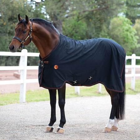 Rambo Blankets ADJK4V-KKS0 Rambo Ionic Stable Sheet 84 BLACK/ORANGE