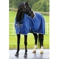 thumbnail image 1 of Rambo Cozy Fleece Cooler (No Fill), Navy (Beige/Baby Blue Trim), Size: 75, 1 of 3