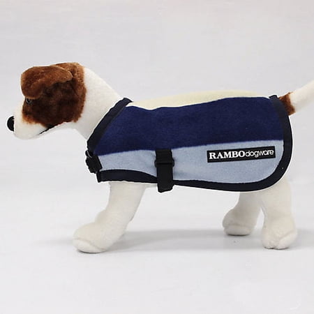 Rambo Deluxe Dog Blanket Small Navy