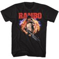 thumbnail image 1 of Rambo Explode Black Adult T-Shirt, 1 of 2