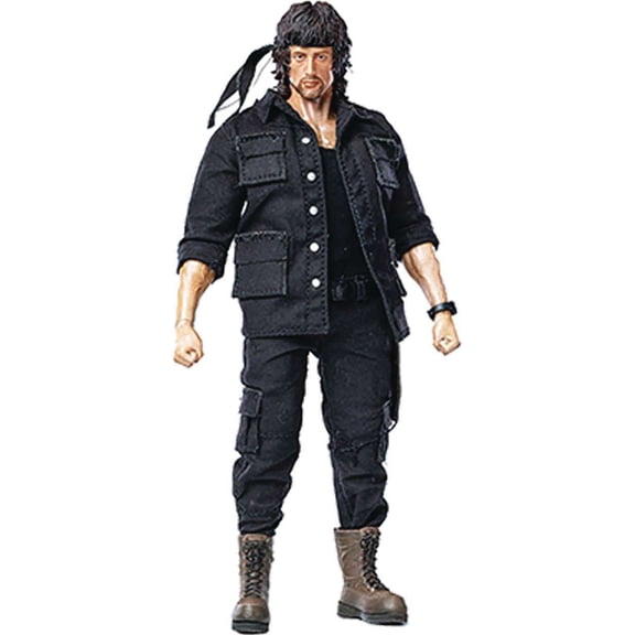 Rambo First Blood Exquisite Super Rambo Collectible Action Figure (First Blood II)