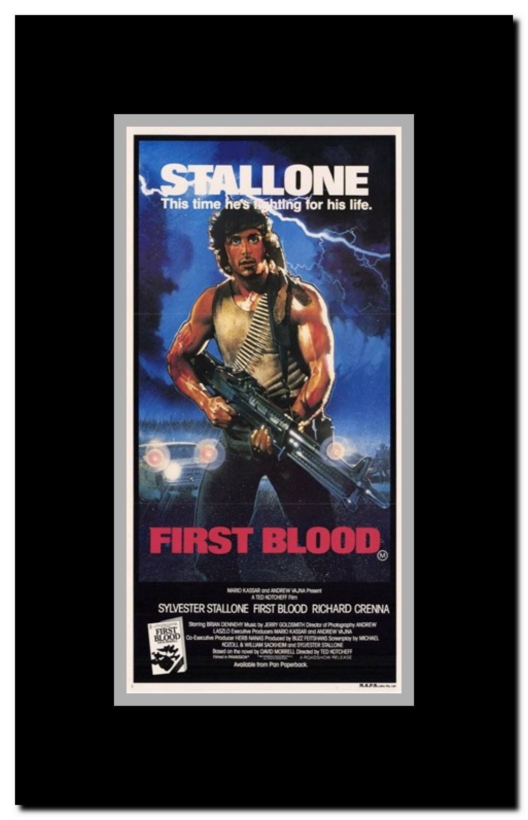 Rambo: First Blood Framed Movie Poster