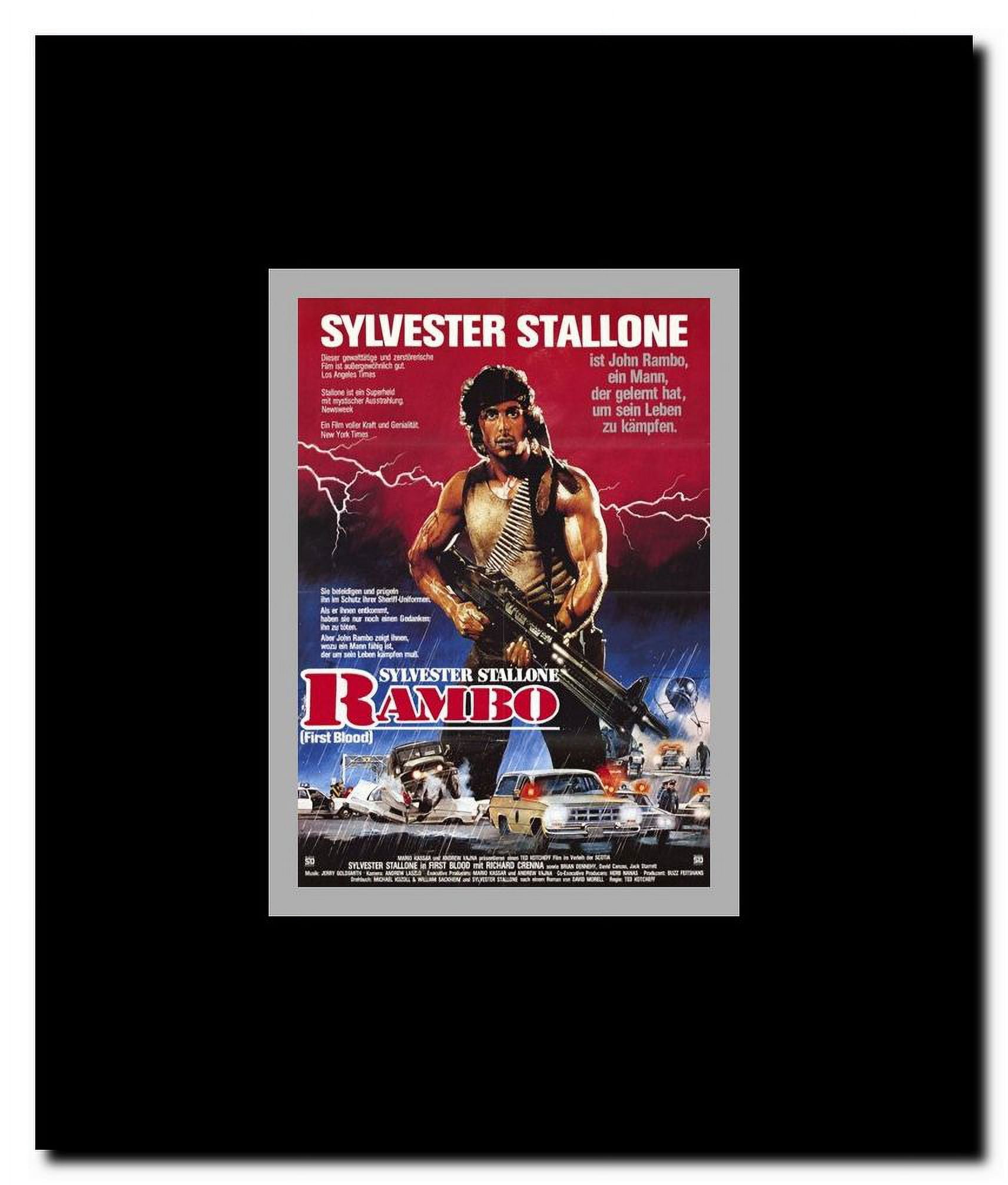 Rambo: First Blood Framed Movie Poster