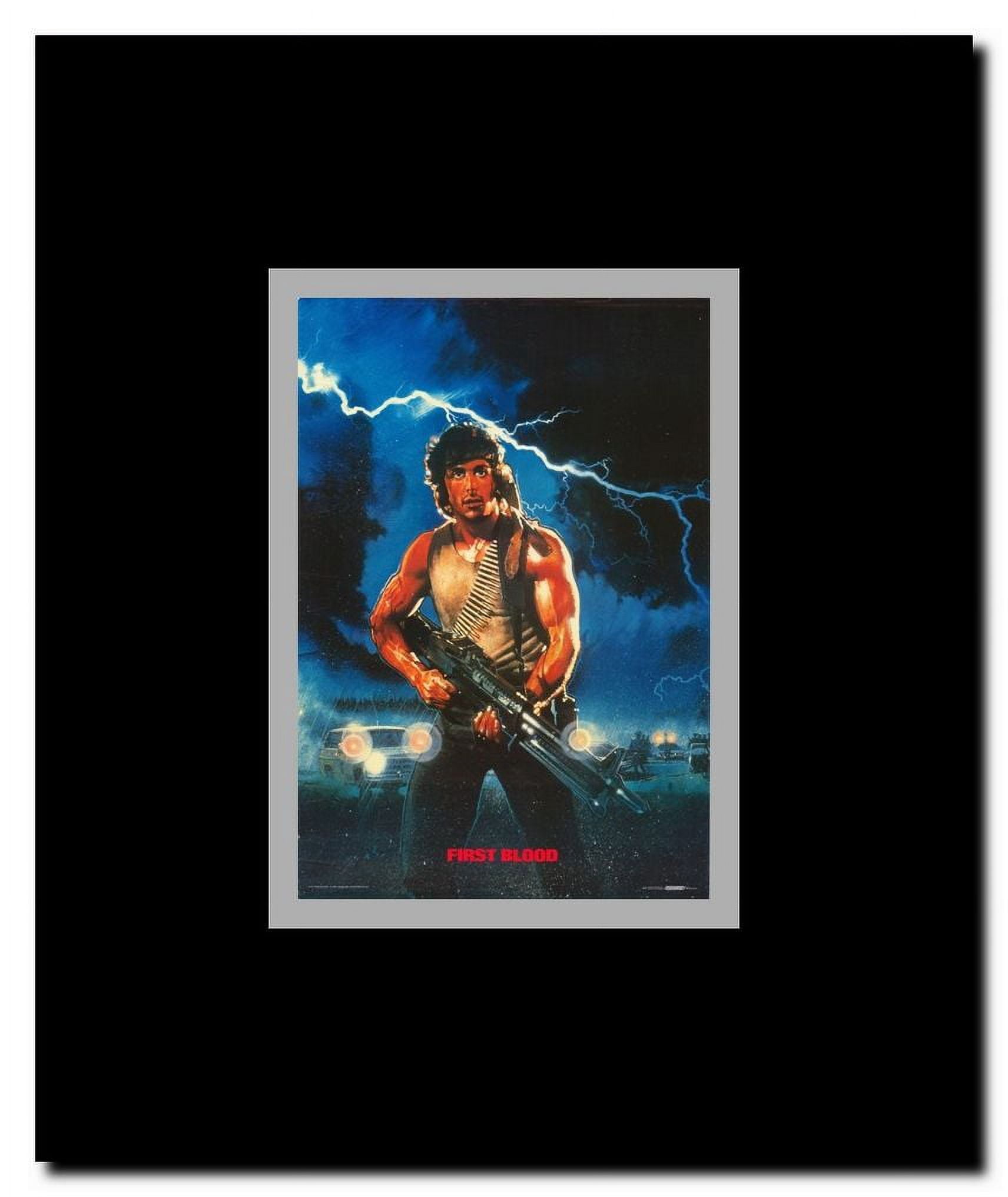 Rambo: First Blood Framed Movie Poster