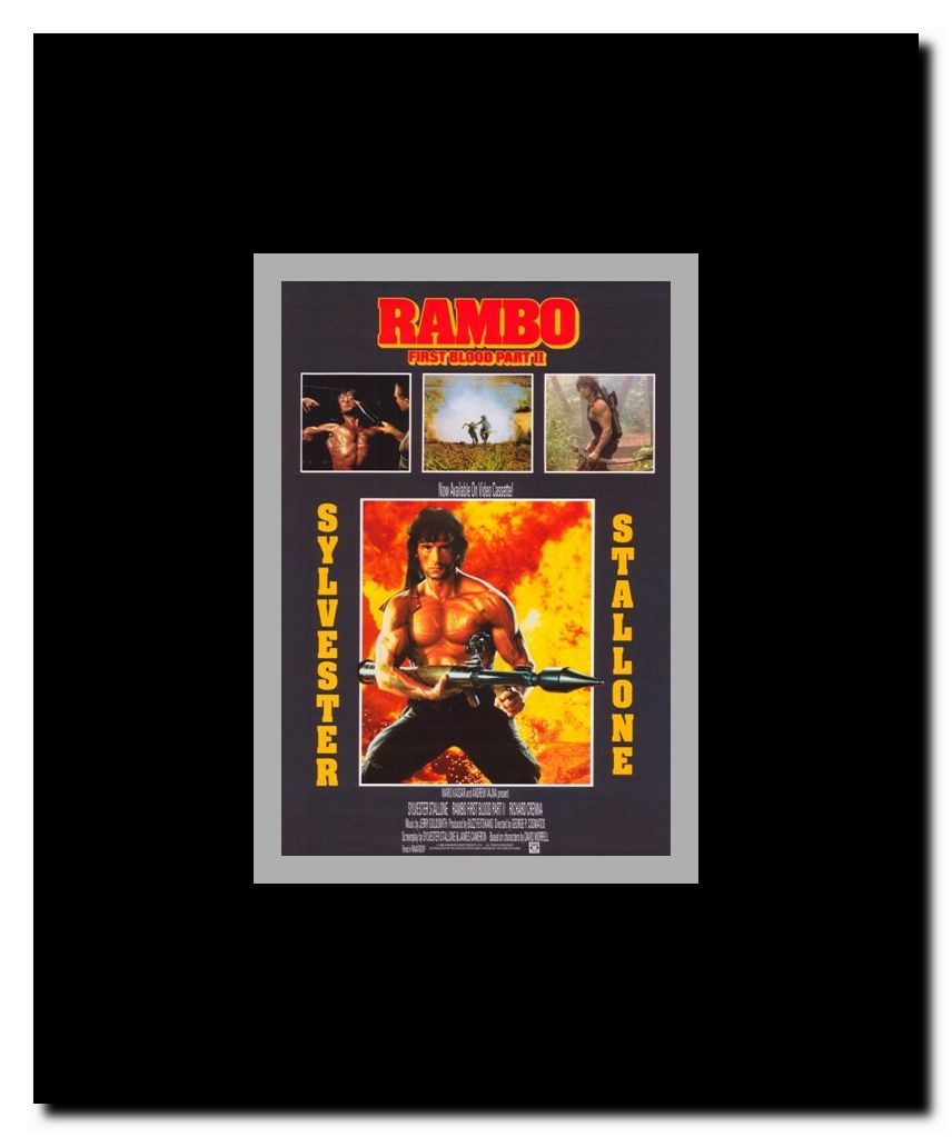 Rambo: First Blood Part 2 Framed Movie Poster