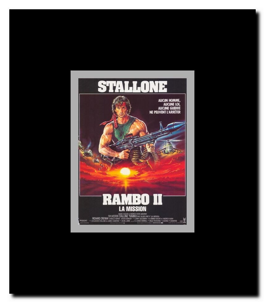 Rambo: First Blood Part 2 Framed Movie Poster