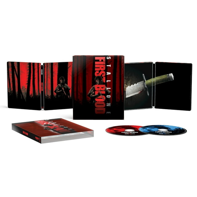 Rambo First Blood (Steelbook) (Walmart Exclusive) (4K Ultra HD + Blu ...