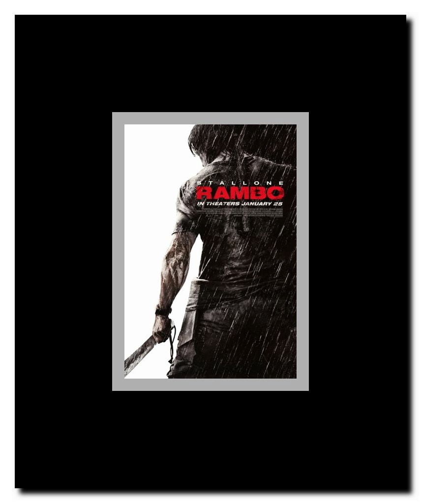 Rambo Framed Movie Poster
