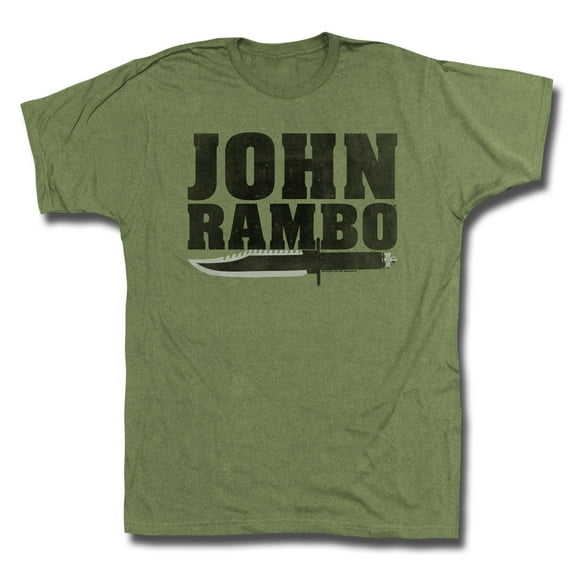 Rambo Jonbo Military Green Adult T-Shirt