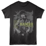 Rambo Let It Go Men's T Shirt Black, AdultL