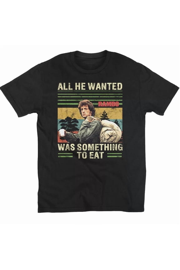 Rambo Movie John Rambo Funny Vintage Graphic Unisex T-Shirt, Classic Movie Shirt