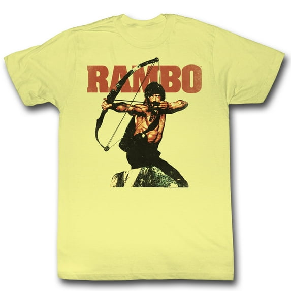 Rambo Movies Rambow Adult Short Sleeve T Shirt