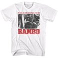 thumbnail image 1 of Rambo No One White Adult T-Shirt 6Xl, 1 of 2