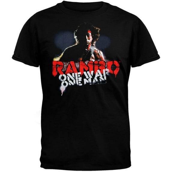 Rambo - One War One Man T-Shirt - Small