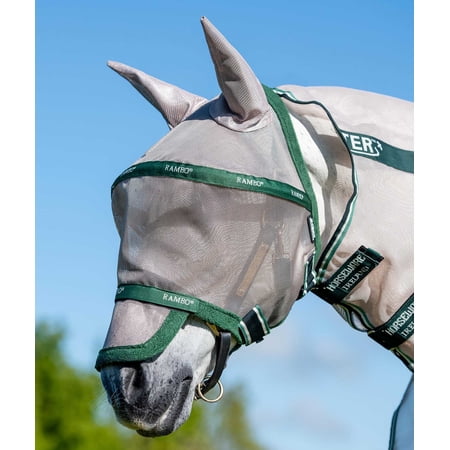 Rambo Plus Fly Mask | Oatmeal/Sage | Horse