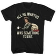 thumbnail image 1 of Rambo Something To Eat Black Adult T-Shirt Xlt, 1 of 2