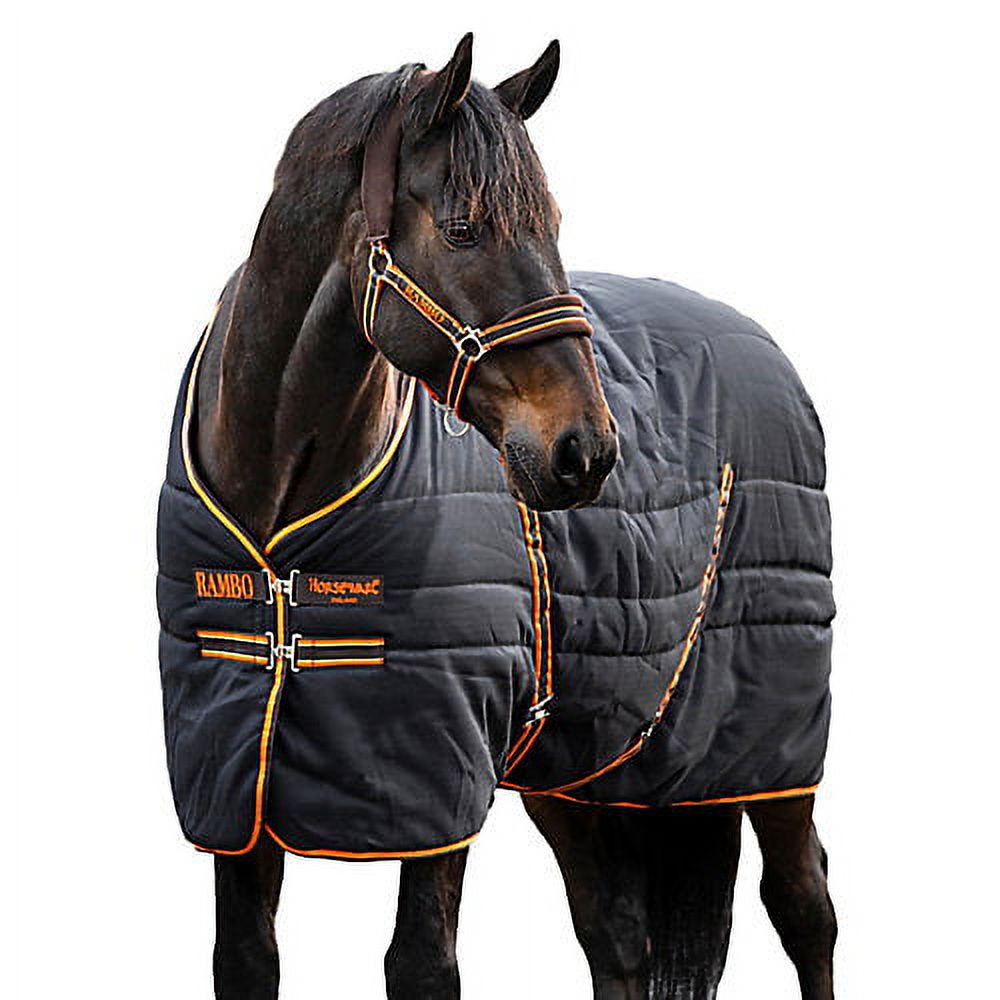 Rambo Stable Blanket 200g 72 Black/Orange