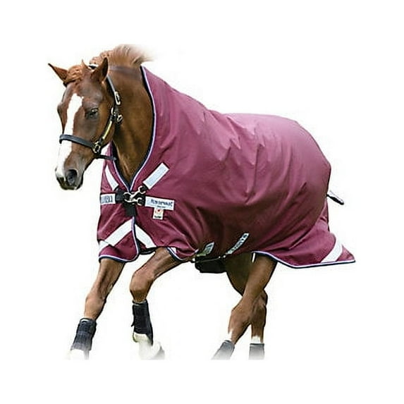 Rambo Wug Turnout Medium 200g 69 Burgundy/Teal