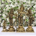 thumbnail image 1 of Ramdarbar Statue Hindu God Family Idol Ramdarbar Idol Ram Family Sculpture Indian Handcrafted God Statues Ram Parivar Sculpture Ram, Sita, Lakshman, Hanuman Statue Mandir Decor - AtoZ India Cart, 1 of 5
