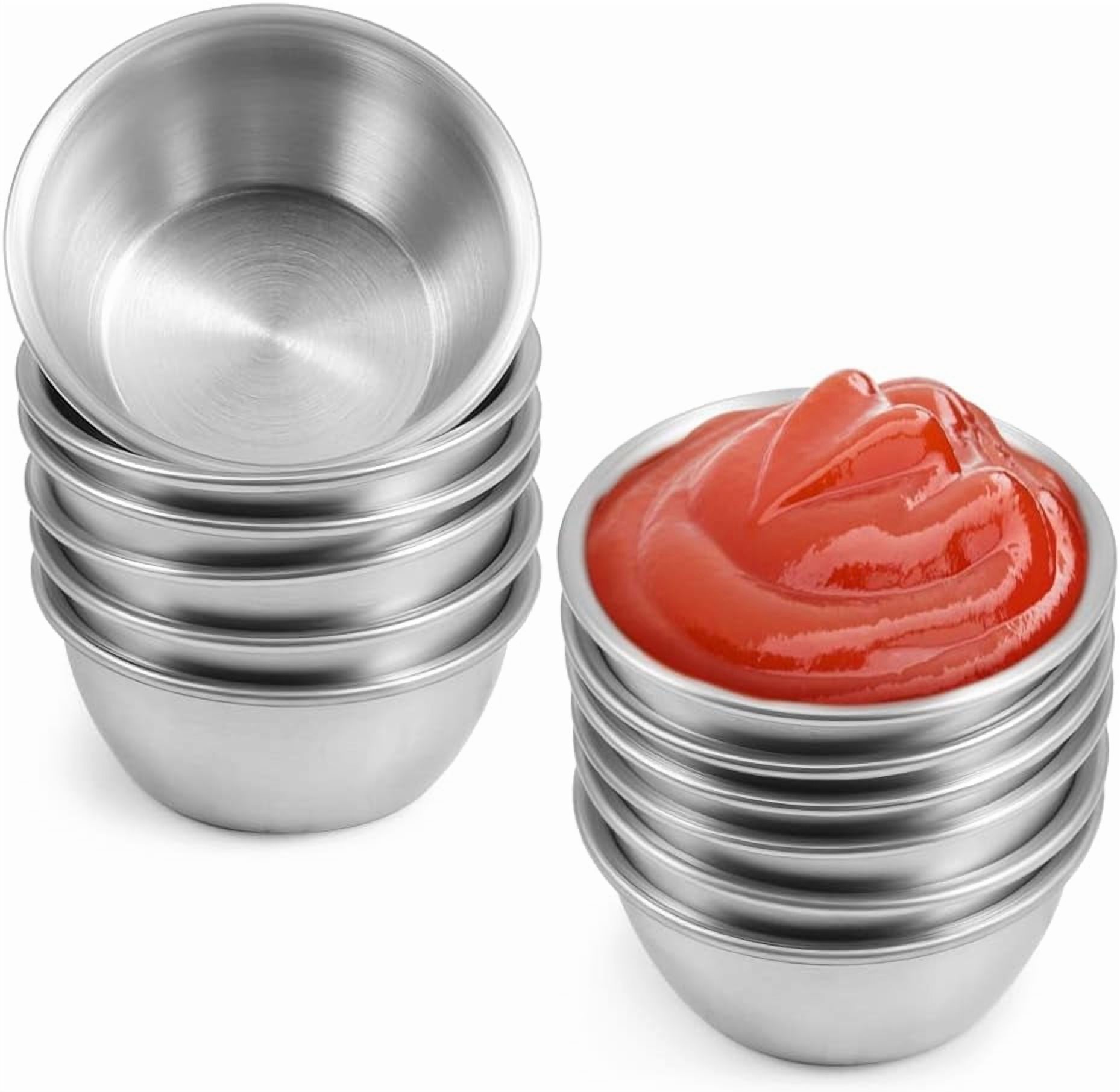 Ramekin Sauce Dipping Bowl Mini Sauce Cups Pudding Condiment Cups for ...