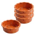 thumbnail image 1 of Ramekins 12 Oz Oven Safe, Creme Brulee Ramekins, Souffle Cups, Souffle Dishes For Oven-orange-Set of 4, 1 of 7