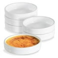thumbnail image 1 of Ramekins Set of 14, Creme Brulee Ramekins Oven Safe 4 oz Ceramic Shallow Souffle Dishes for Baking Exquisite Desserts, Small Dipping Sauce Ramekins Round Mini Tart & Quiche Pans - Creamy White, 1 of 7